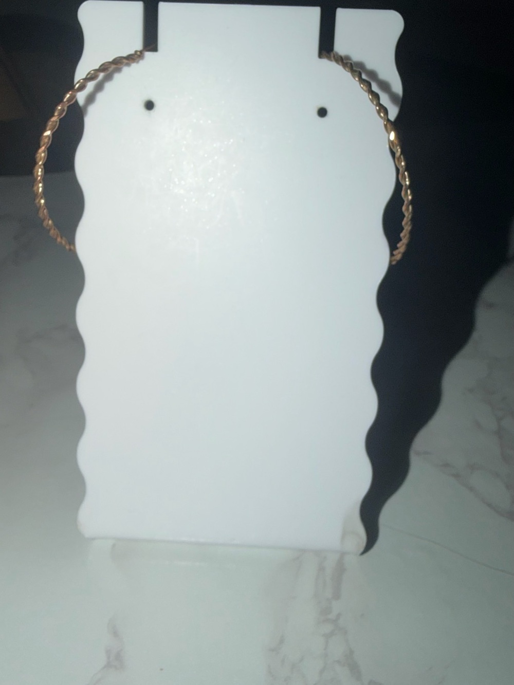 Gold-Tone Twisted Hoop Earrings - Classic Women’s Jewelry